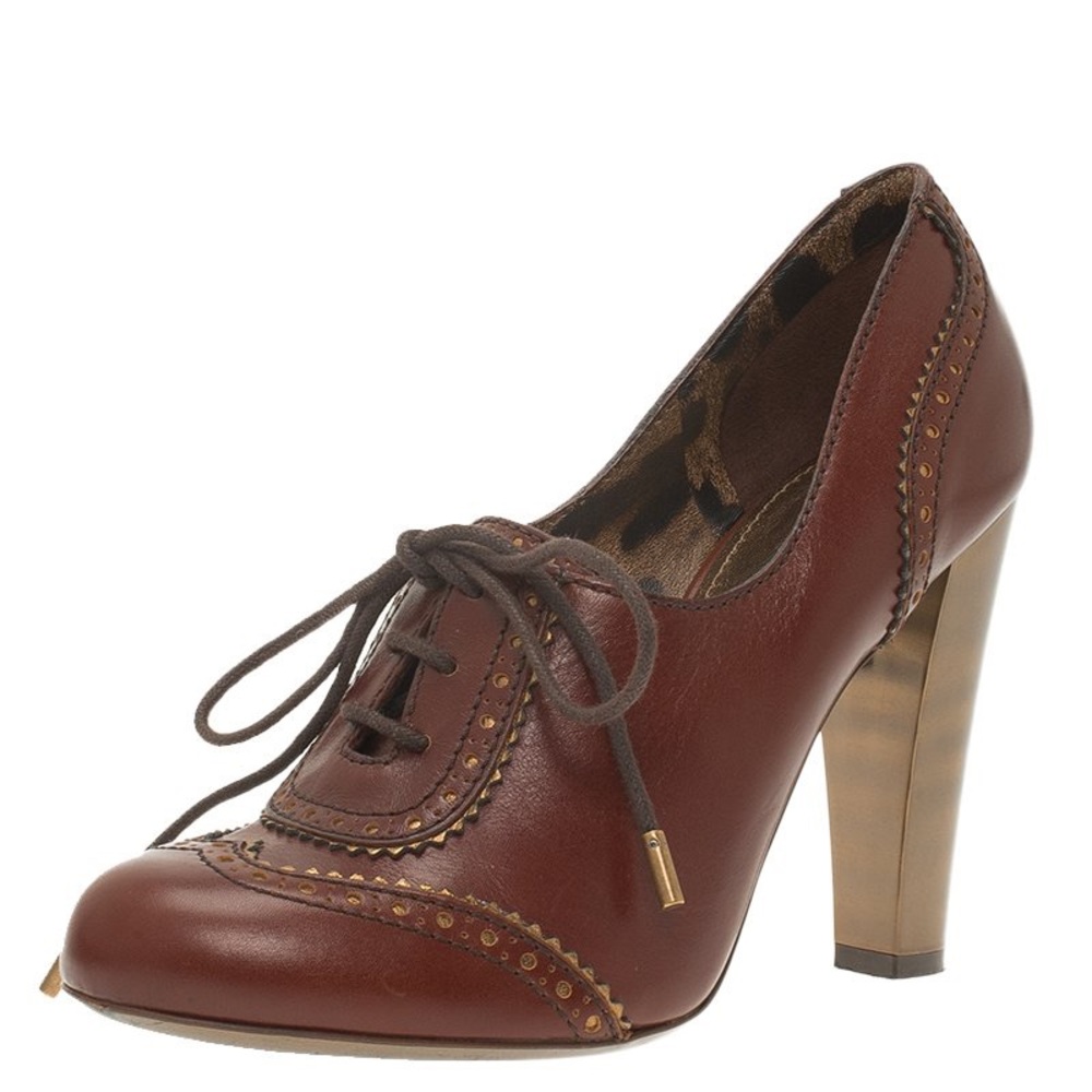 Dolce & Gabbana lace-up Oxford bootie size 37